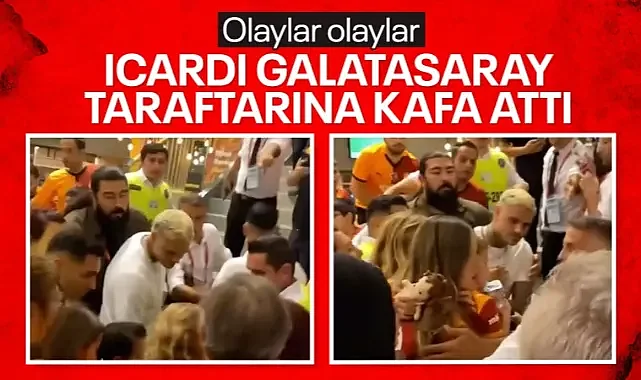 Mauro Icardi'nin bir taraftarla yaşadığı gergin anlar