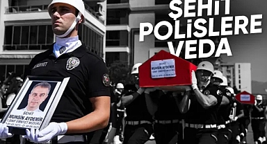 İzmir'de silahlı saldırıda şehit olan polisler son yolculuğuna uğurlandı