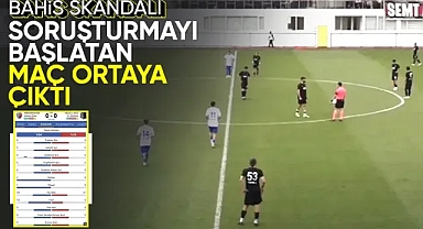 Türk futbolunda bahis skandalını ortaya çıkaran maç
